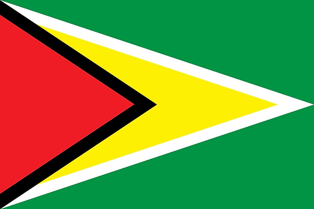 what-do-the-colors-and-symbols-of-the-flag-of-guyana-mean-worldatlas