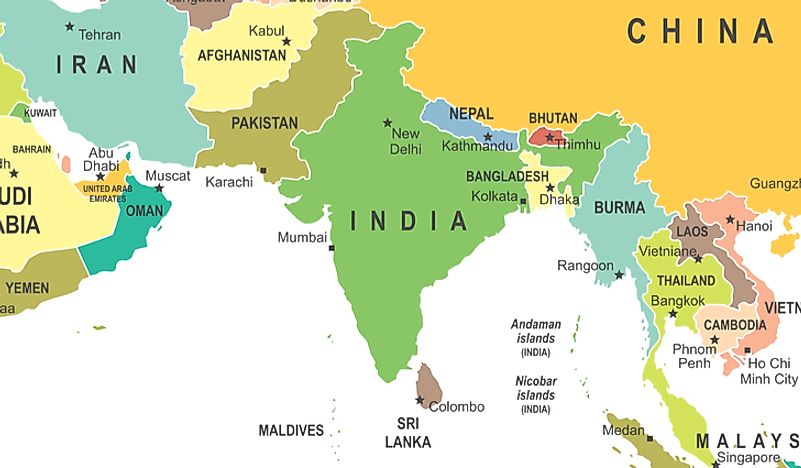 south-asia-constituent-countries-and-their-populations-and-economies