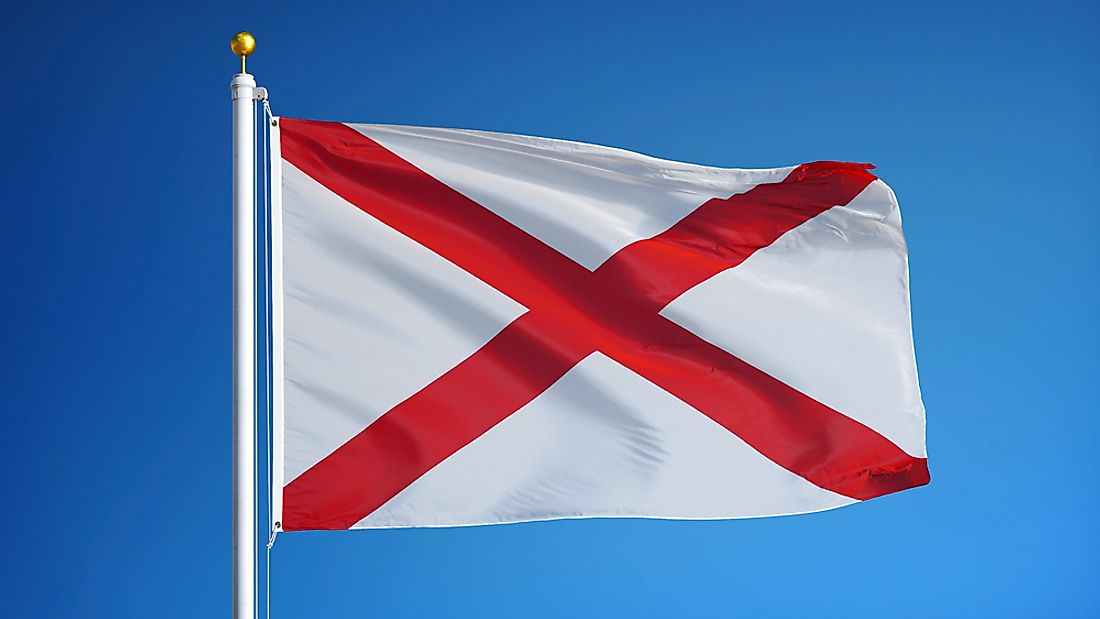 What Is The State Flag Of Alabama