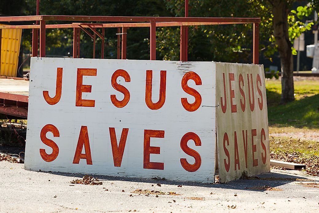 The Bible Belt Of The United States WorldAtlas Com   Shutterstock 148370477 