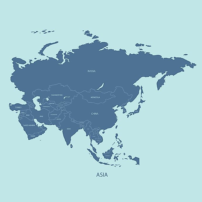 How Many Countries Are in Asia? - WorldAtlas.com
