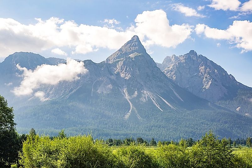 Tallest Mountains In Germany - WorldAtlas.com