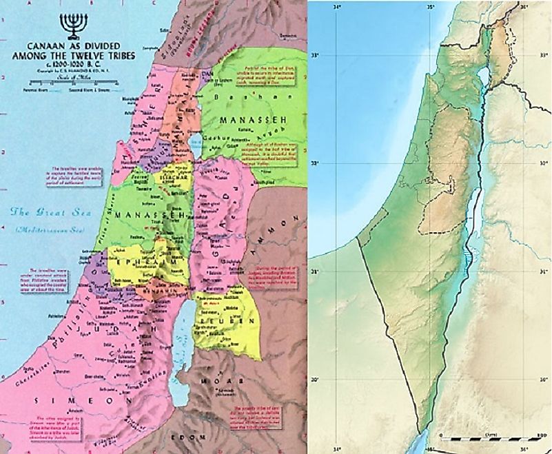 What Were The Twelve Tribes Of Israel? - WorldAtlas.com