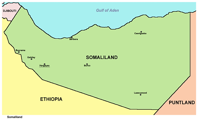 What Is Somaliland And Who Controls It WorldAtlas Com   640px Somaliland Map 