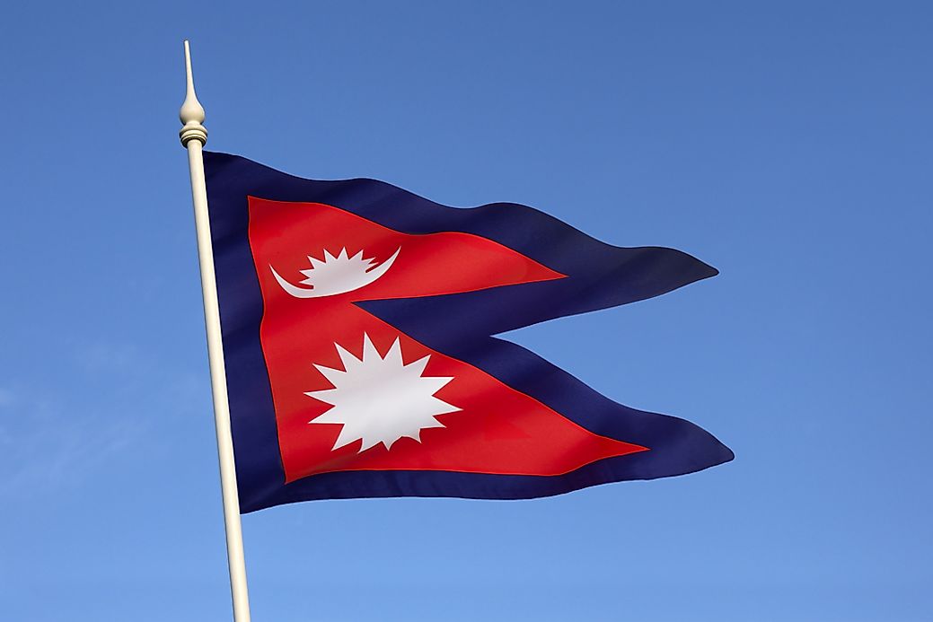 what-do-the-colors-and-symbols-of-the-flag-of-nepal-mean-worldatlas