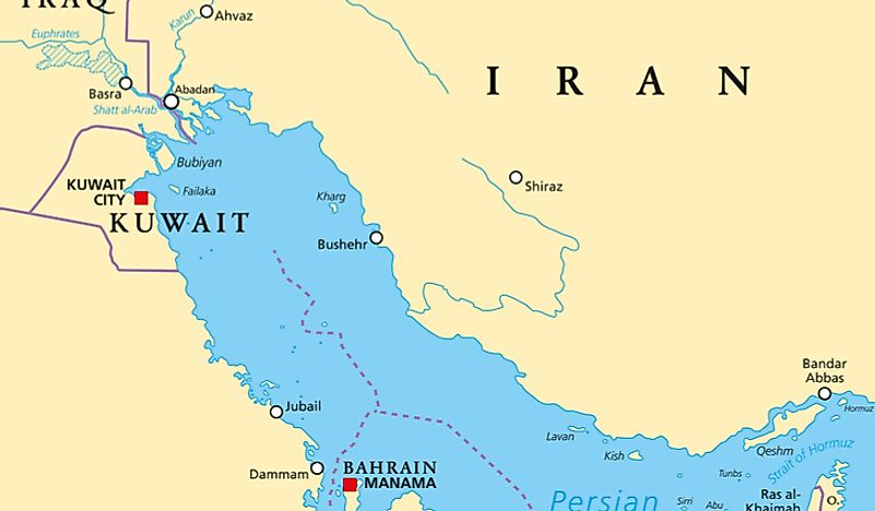 Which Countries Border Kuwait? - WorldAtlas.com