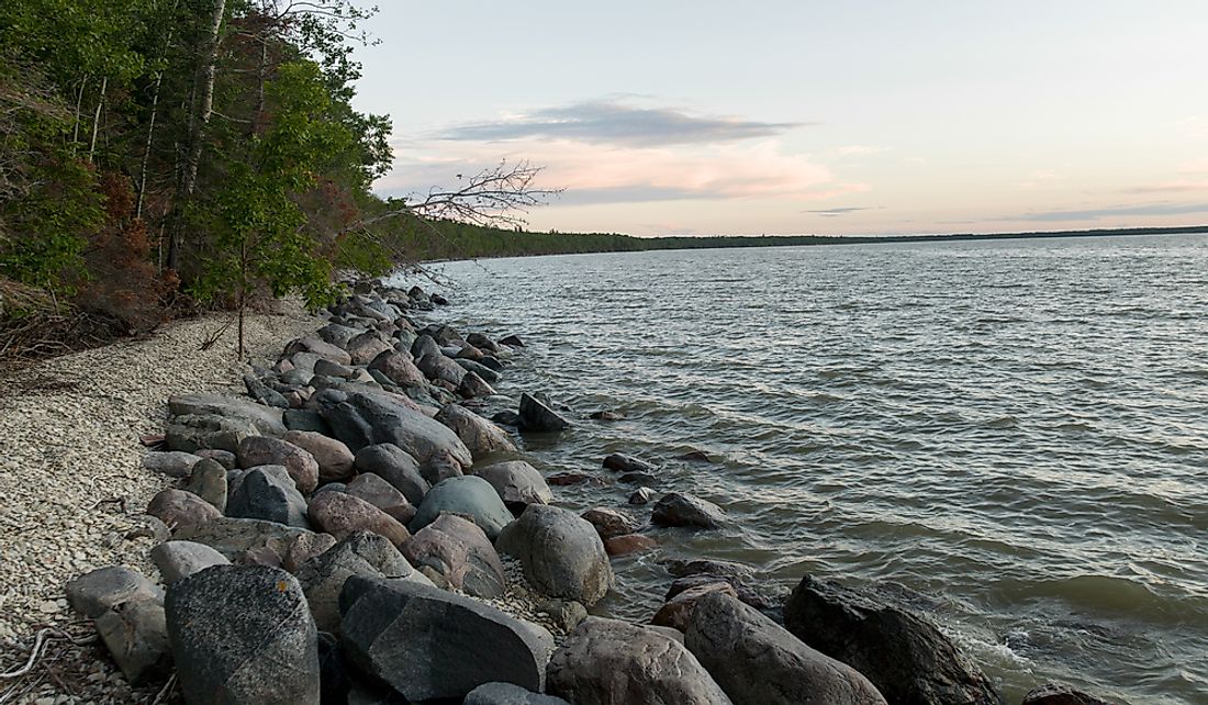 The Primary Inflows And Outflows Of Lake Winnipeg WorldAtlas Com   Shutterstock 277251893 