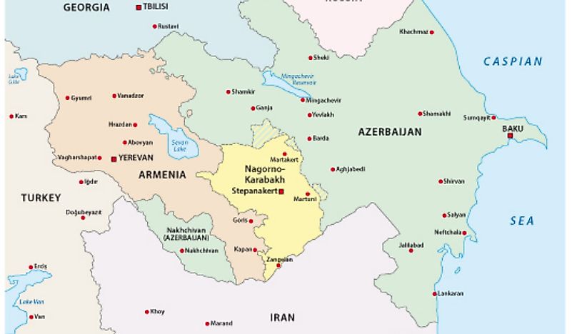 What And Where Is Nagorno-Karabakh? - WorldAtlas.com