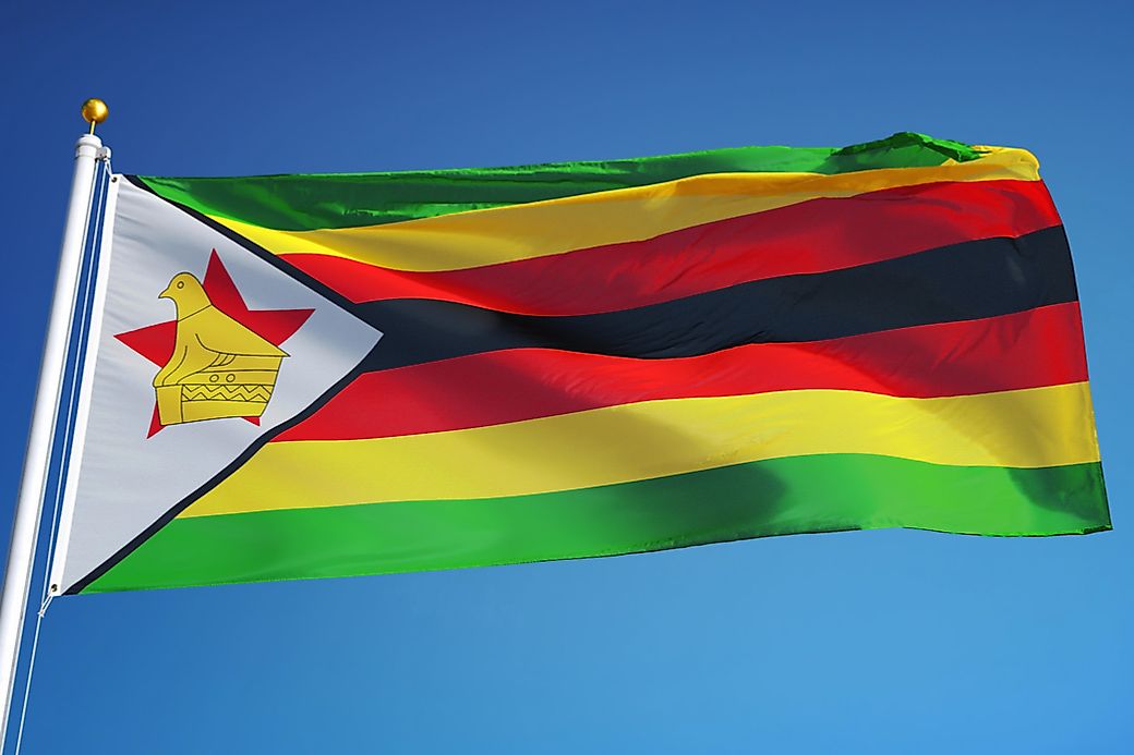 What Do The Colors And Symbols Of The Flag Of Zimbabwe