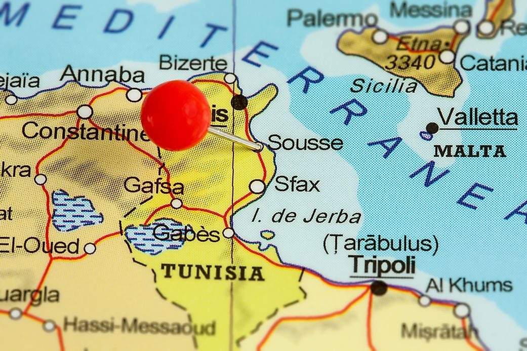 Where Is Tunisia WorldAtlas Com   Shutterstock 290880074 