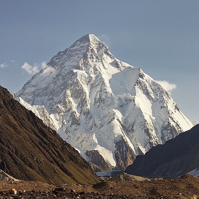 Where Does K2 (Chhoghori) Rise? - WorldAtlas.com