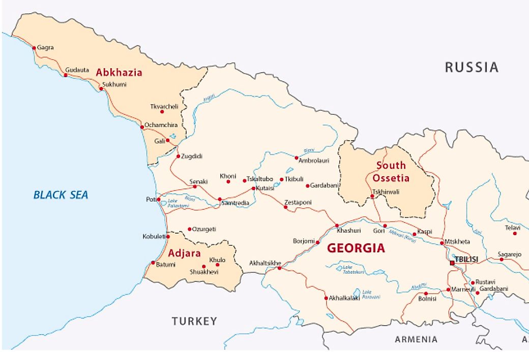 Where is Abkhazia? - WorldAtlas.com