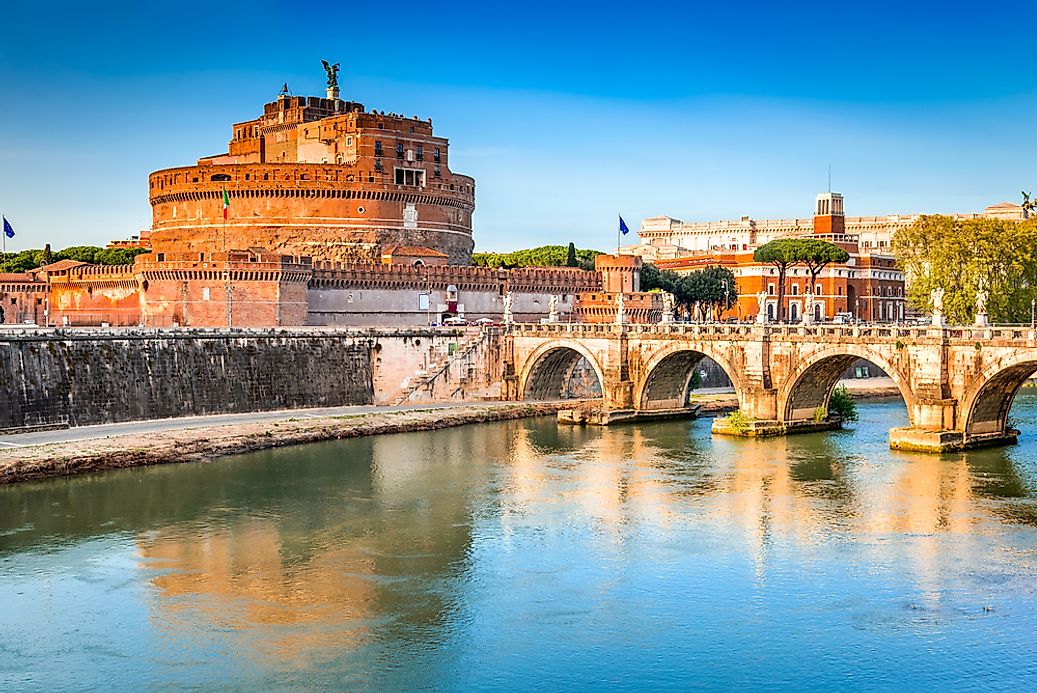 Which River Is Rome On WorldAtlas Com   Shutterstock 566929114 