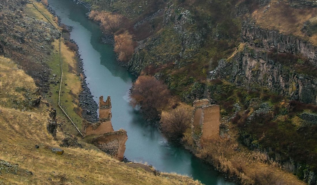 The Longest Rivers in Armenia - WorldAtlas.com