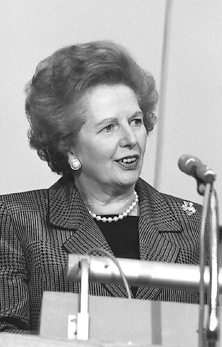 Margaret Thatcher World Leaders In History WorldAtlas Com   Margaret Thatcher 