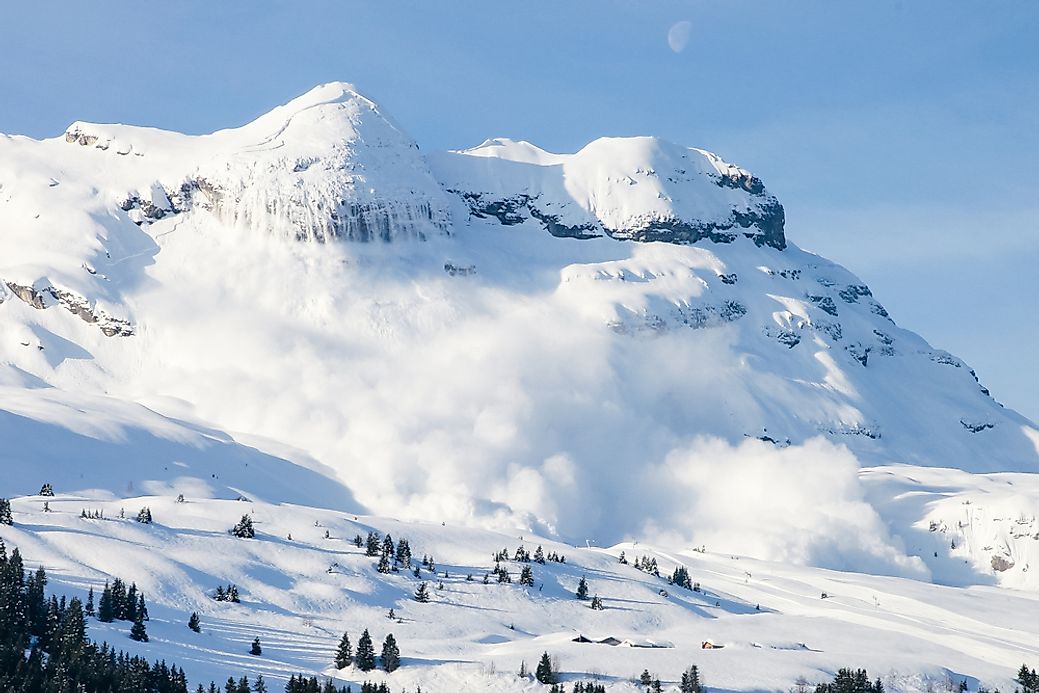 What Causes An Avalanche? - WorldAtlas.com