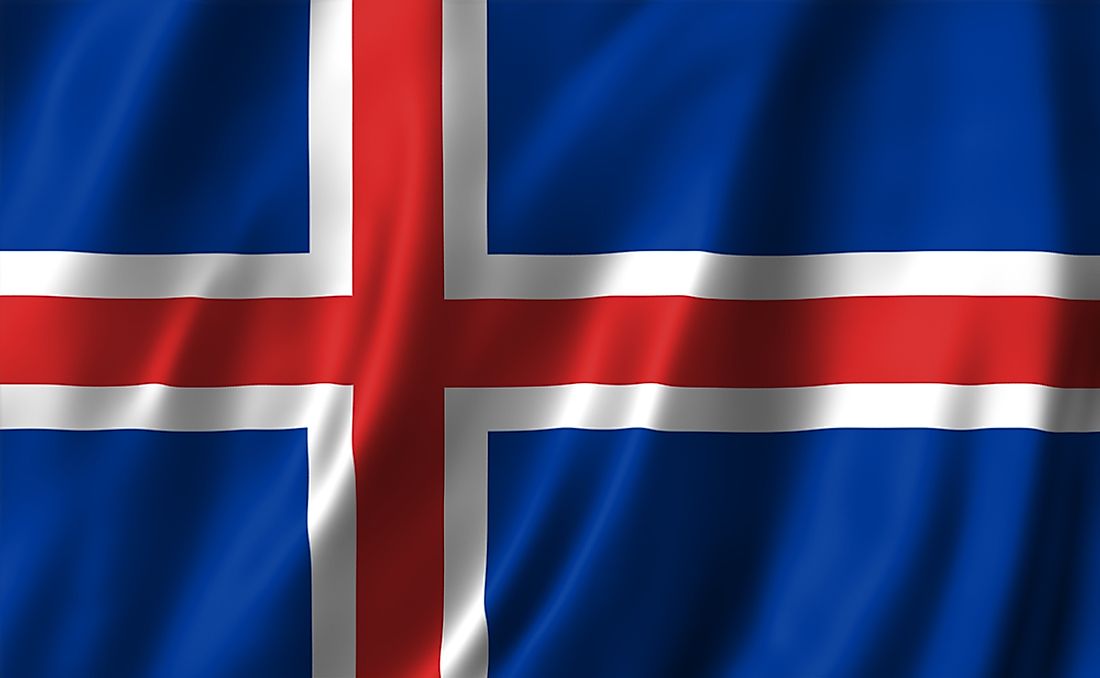 What Does The Flag Of Iceland Look Like