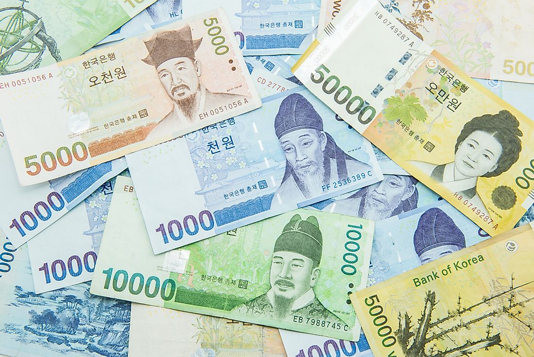 What Is The Currency Of South Korea WorldAtlas