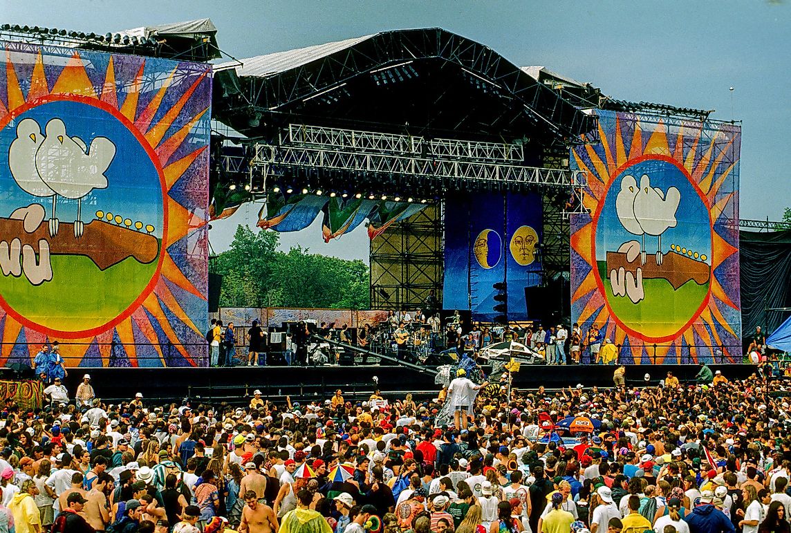 Why Was Woodstock Festival Iconic? - WorldAtlas.com