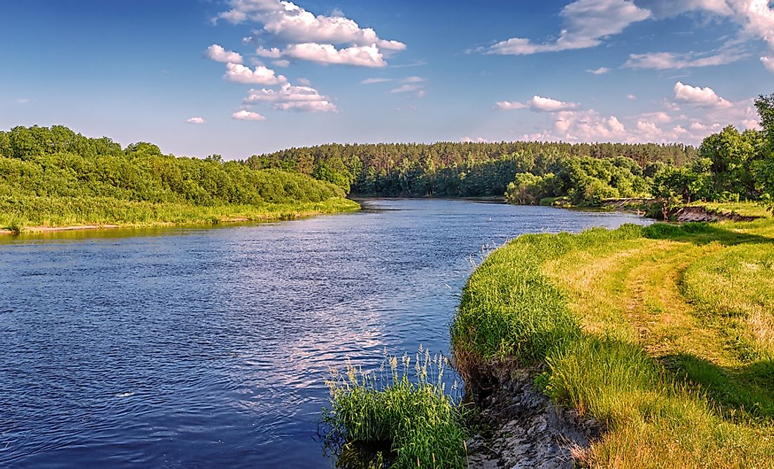 Major Rivers Of Belarus - WorldAtlas.com