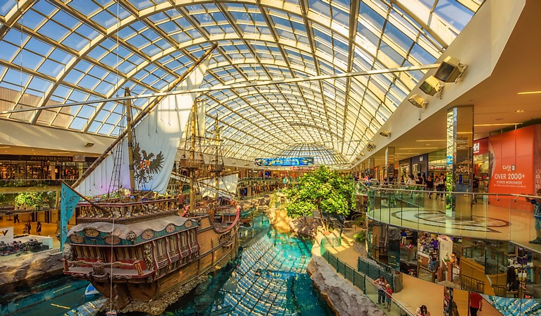 Which Canadian City Has North America S Largest Mall Worldatlas Com