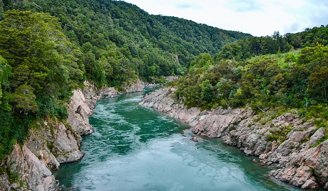 Longest Rivers in New Zealand - WorldAtlas.com