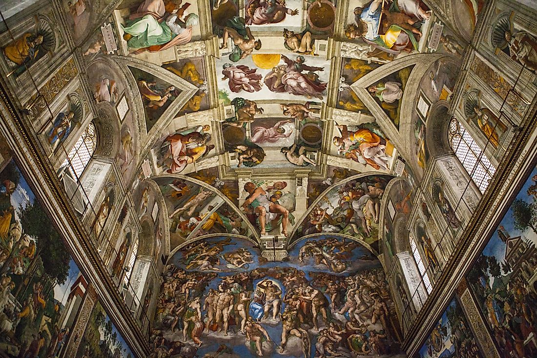 Who Painted The Sistine Chapel Worldatlas Com