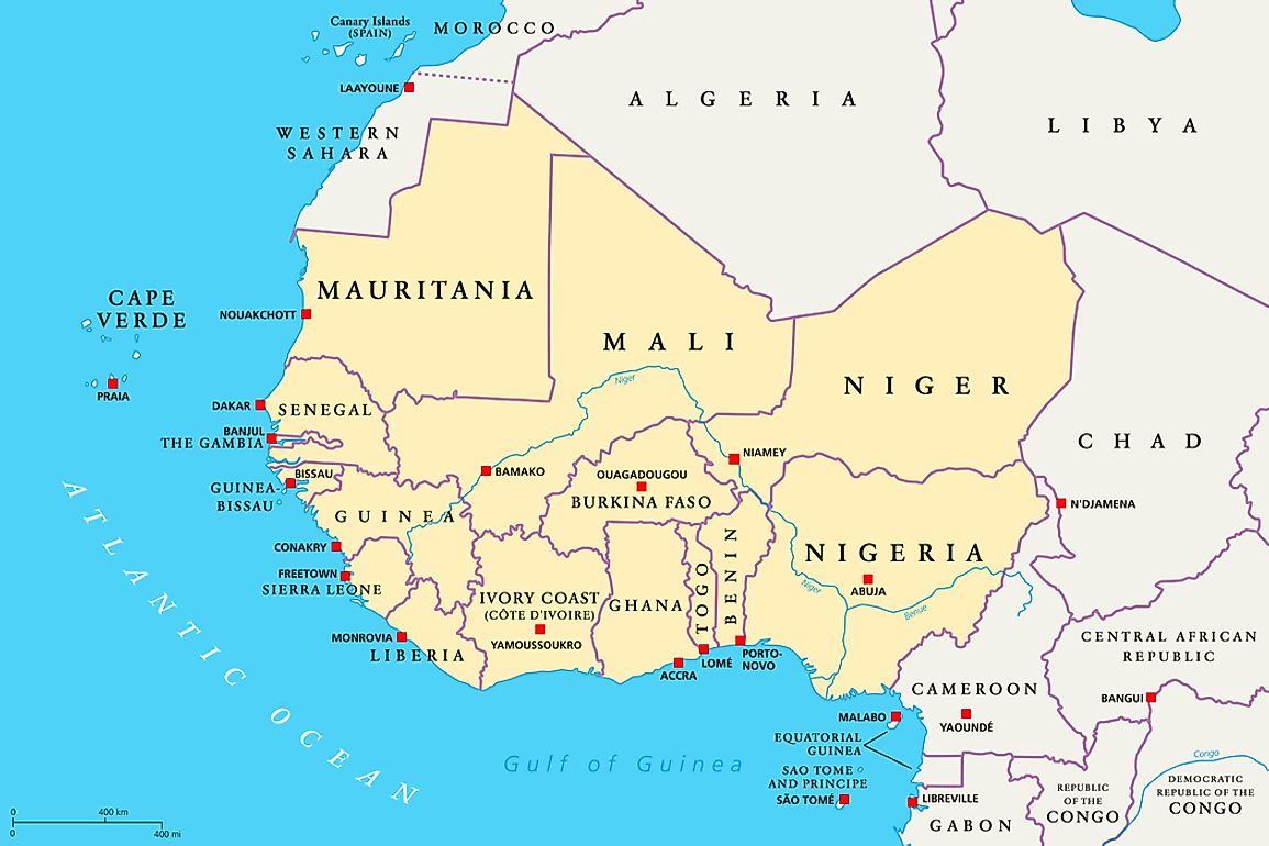 Which Countries Are Part Of West Africa WorldAtlas