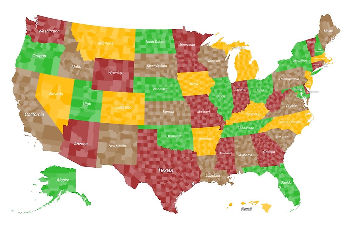 how-many-counties-are-in-the-united-states-worldatlas