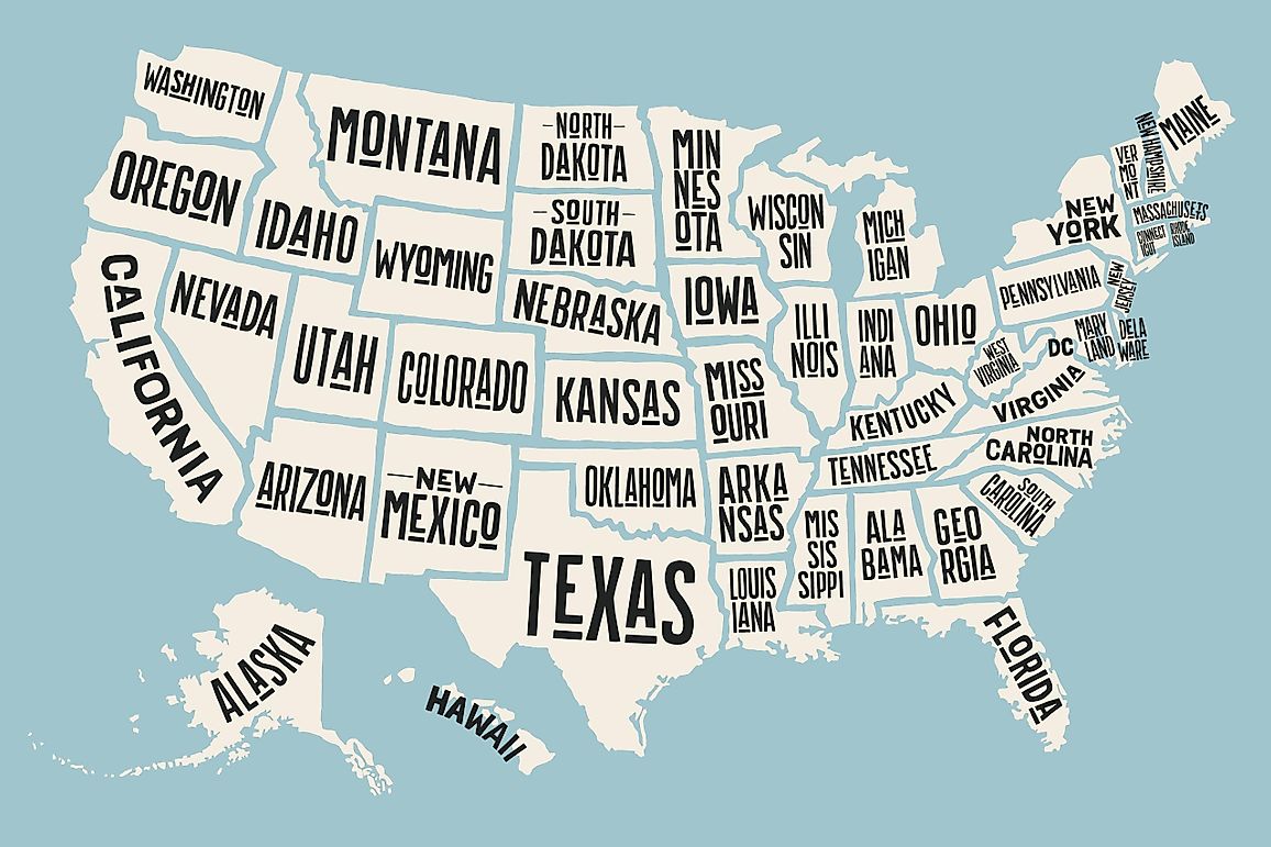 What Are The Whitest States in The US? - WorldAtlas.com