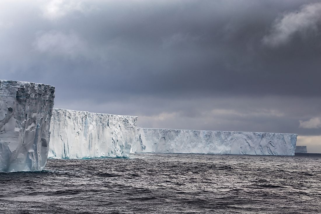 Which Was The World's Largest Recorded Iceberg? - WorldAtlas.com