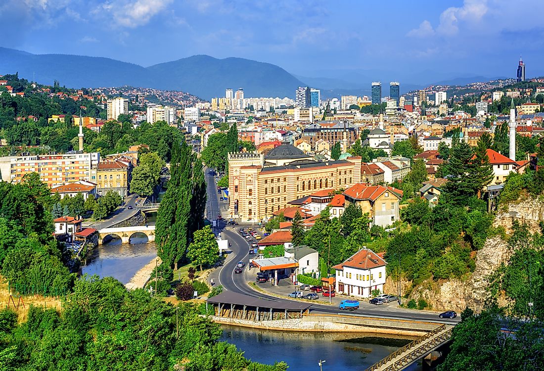 The Biggest Cities In Bosnia And Herzegovina WorldAtlas Com   Shutterstock 572094895 