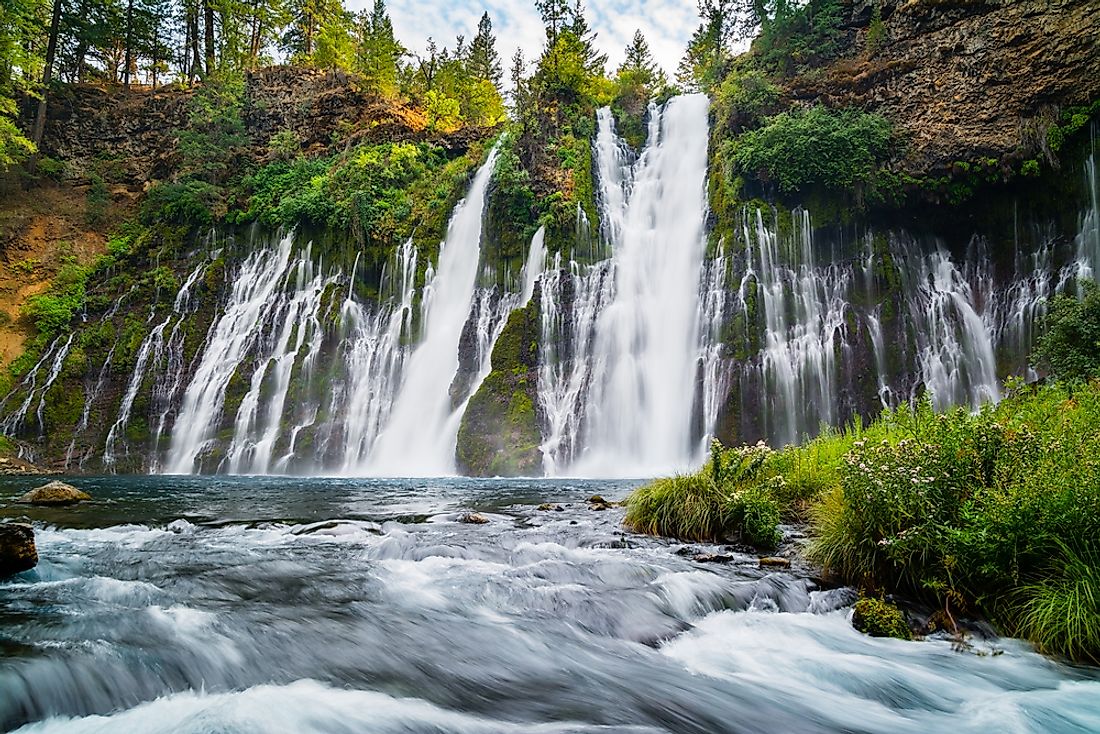 The Burney Falls Of California Worldatlas Com