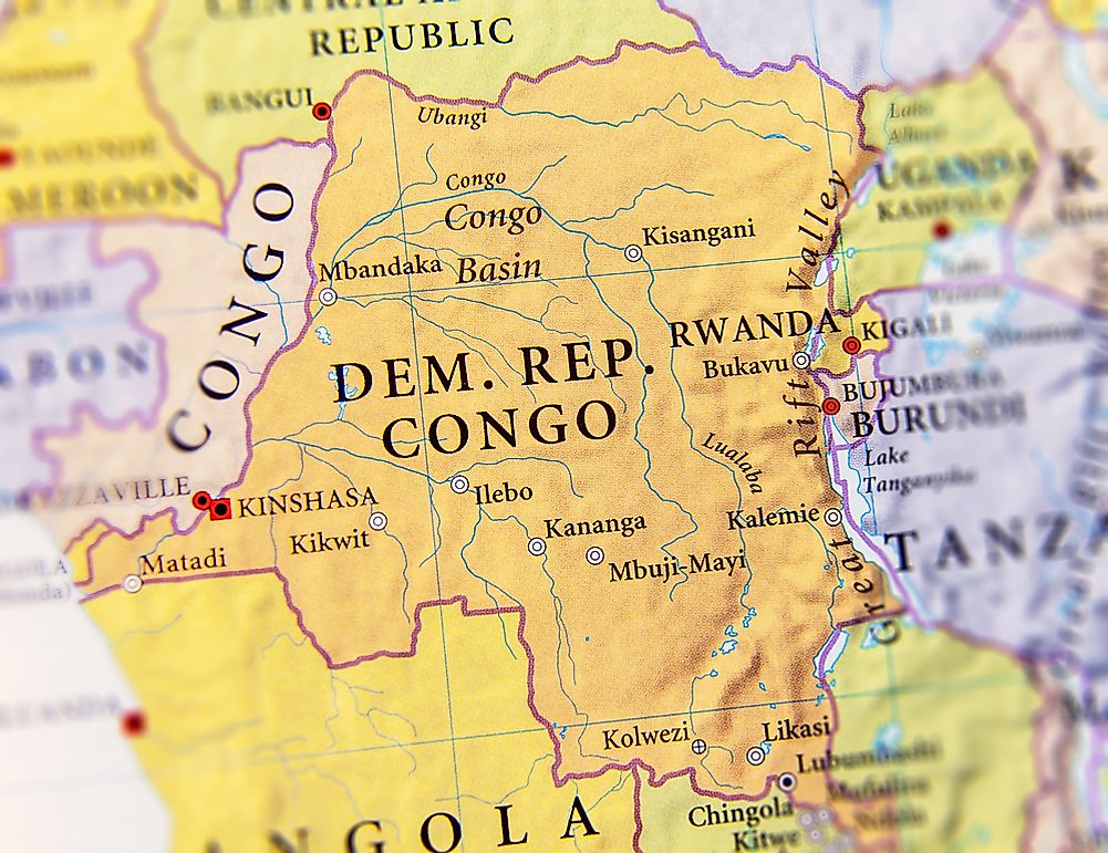 Which Countries Border The Democratic Republic Of The Congo