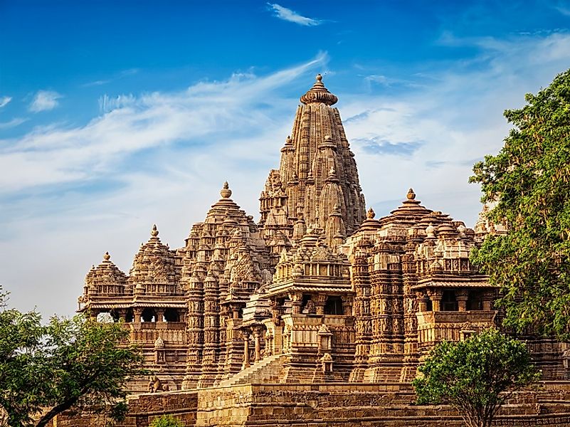 Where Are The Khajuraho Temples Of Love? - WorldAtlas.com