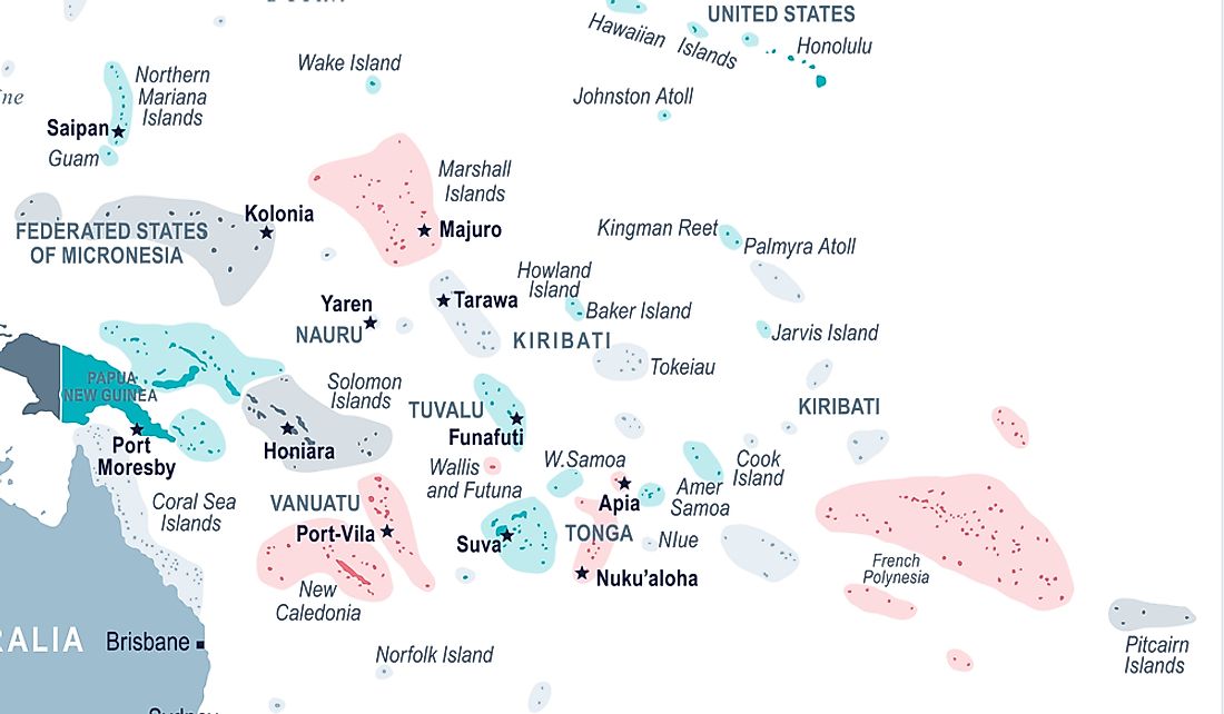 Island Countries Pacific 