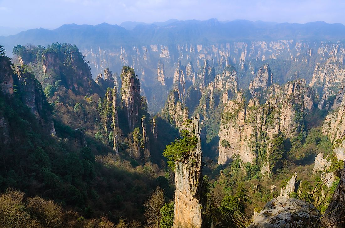 What Is Unique About China's Tianzi Mountain? - WorldAtlas.com