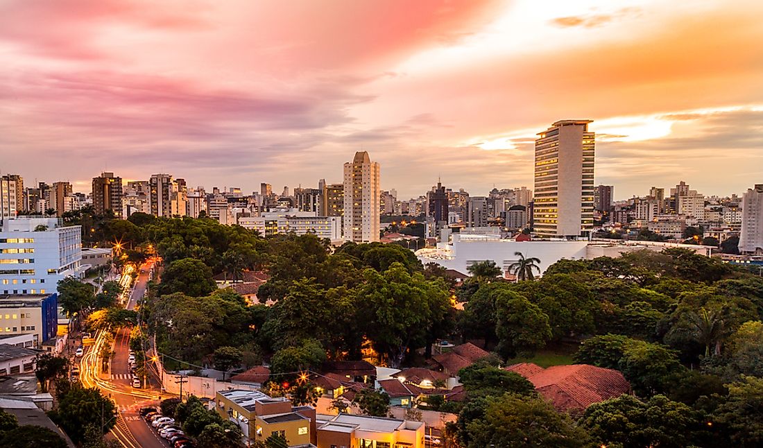 Belo Horizonte - Capital Of Minas, Brazil - WorldAtlas.com