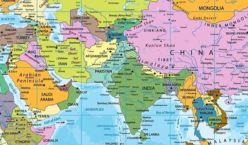 is-pakistan-part-of-the-middle-east-worldatlas