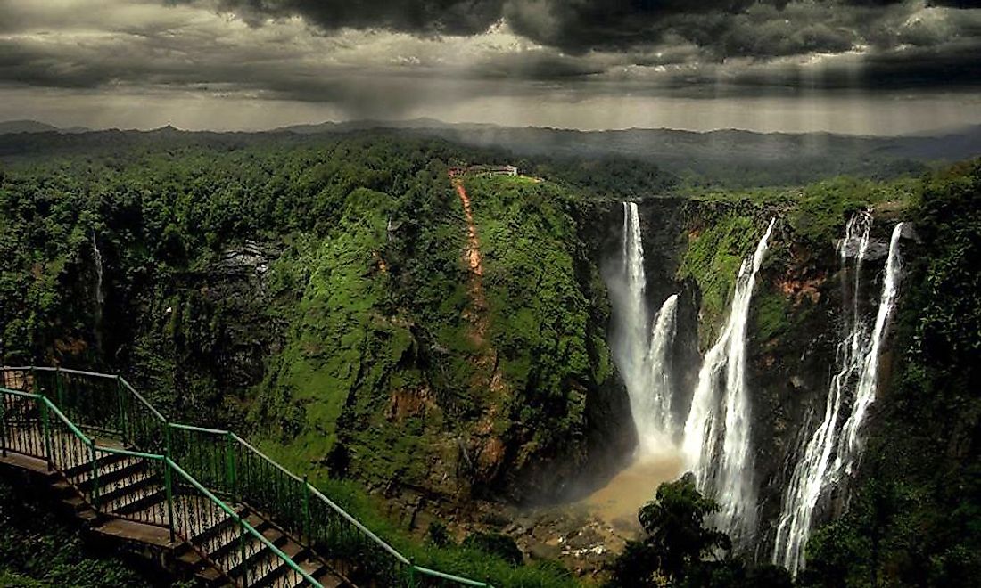 The Biodiversity Hotspot Of The Western Ghats India WorldAtlas Com   Jog Falls Front 