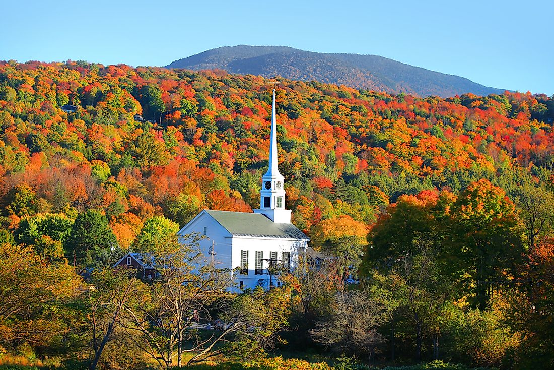 US States With The Lowest Religious Service Attendance - WorldAtlas