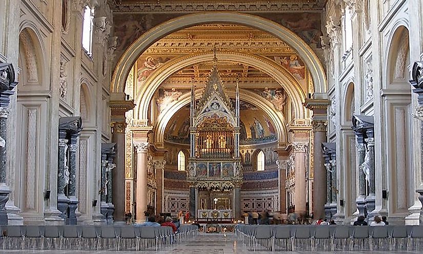 Most Famous Ancient Roman Catholic Basilicas Of Rome Worldatlas