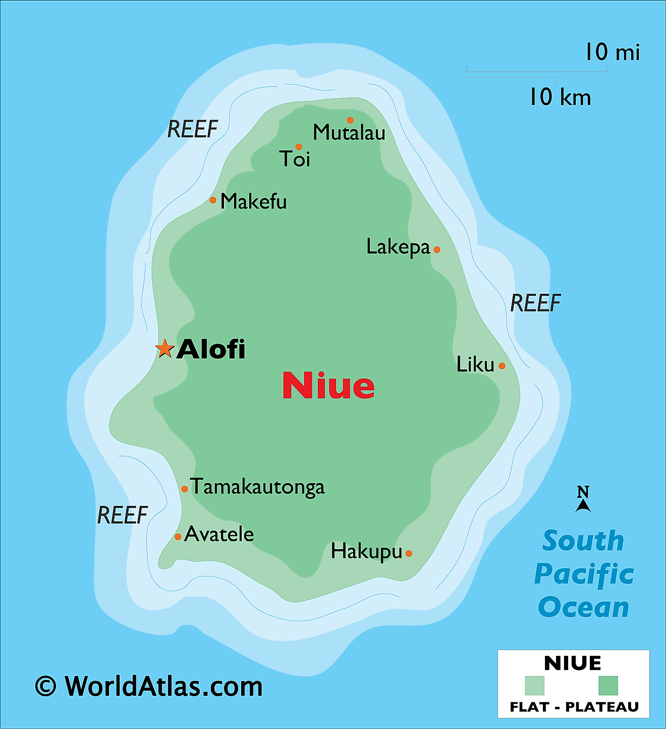 Niue Maps Facts World Atlas   Nu 01 