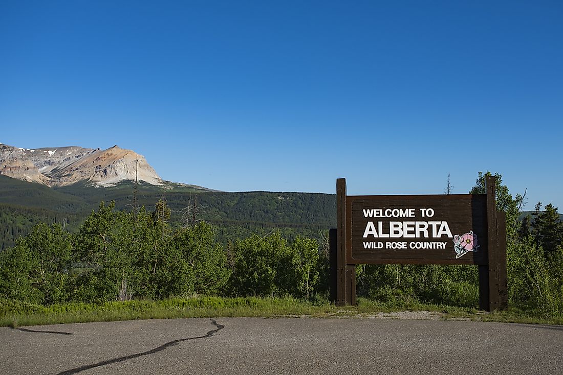 Which Provinces Border Alberta? - WorldAtlas