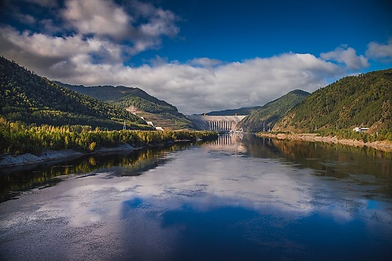 The Yenisei River WorldAtlas   Sayano Shushenskaya Hydroelectric Power Plant 