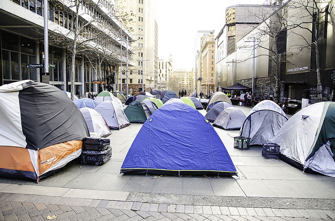 Homelessness in Australia WorldAtlas