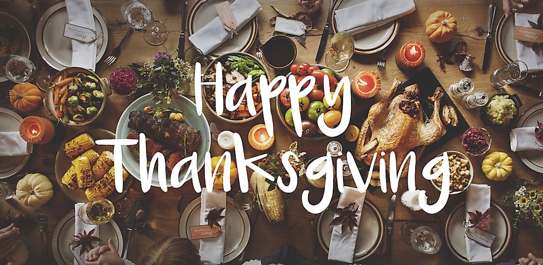 Where is Thanksgiving Celebrated? WorldAtlas