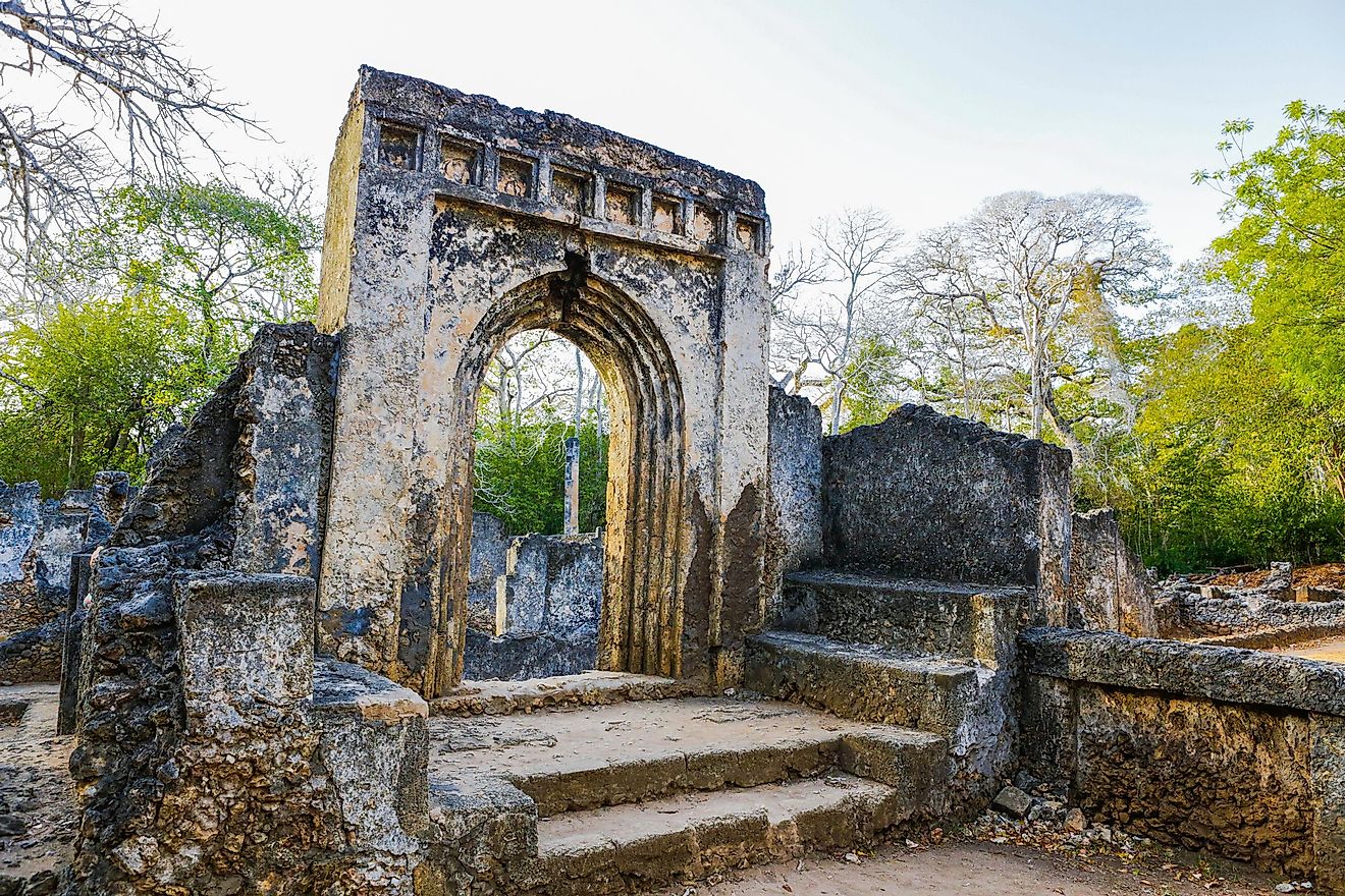 The Ancient Gedi Ruins Of Kenya WorldAtlas   Shutterstock 572038069 