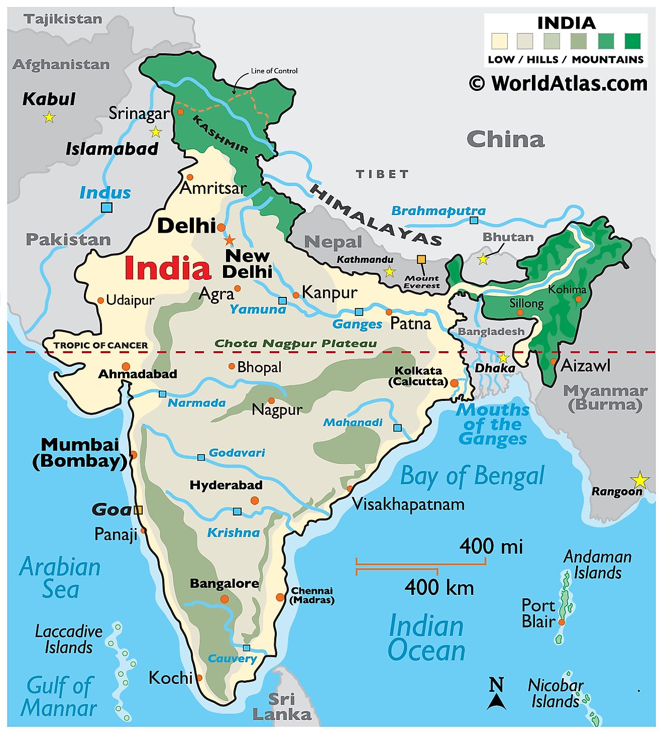 India Maps Facts World Atlas