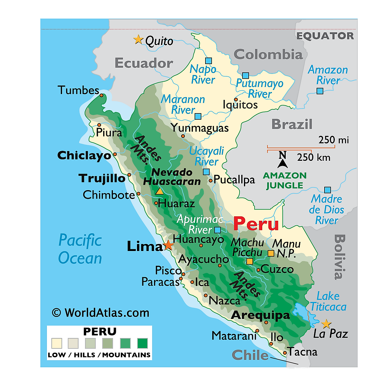 Peru Maps Facts World Atlas